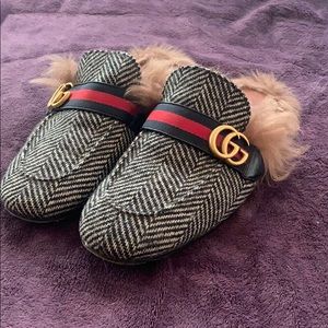 Gucci wool loafers